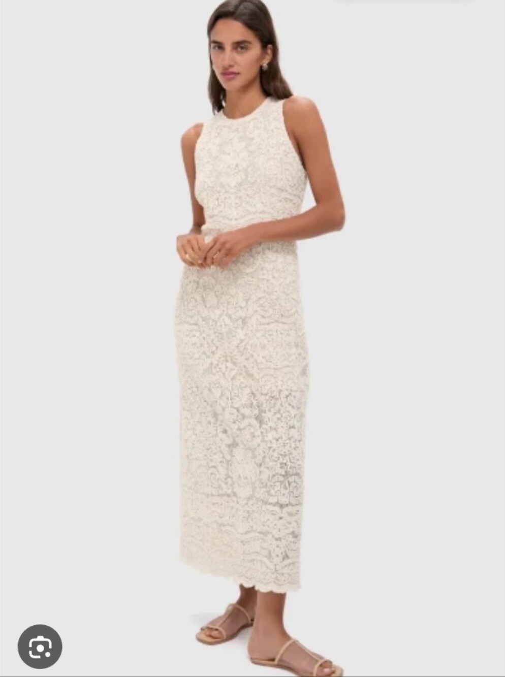 Tuckernuck Maxi Dress In Cream, S